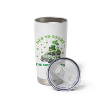 Off To Start The Shenanigans Tumbler Cup St Patricks Day Frog