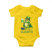 Funny Slainte Irish Frog Beer St Patricks Day Baby Onesie