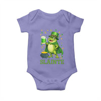 Funny Slainte Irish Frog Beer St Patricks Day Baby Onesie