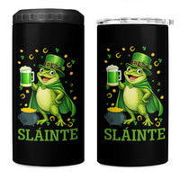 Funny Slainte Irish Frog Beer St Patricks Day 4 in 1 Can Cooler Tumbler