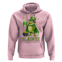 Funny Slainte Irish Frog Beer St Patricks Day Hoodie
