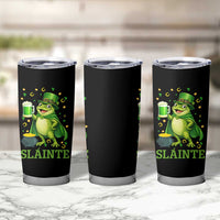 Funny Slainte Irish Frog Beer St Patricks Day Tumbler Cup