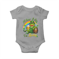 Funny Kiss Me I Am Lucky Baby Onesie St Patricks Day Frog