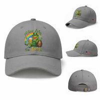 Funny Kiss Me I Am Lucky Baseball Cap St Patricks Day Frog