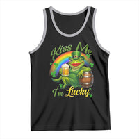 Funny Kiss Me I Am Lucky Tank Top St Patricks Day Frog