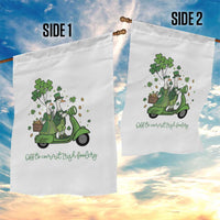 Funny Silly Irish Goose Garden Flag Off To Commit Irish Foolery