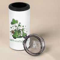 Funny Silly Irish Goose 4 in 1 Can Cooler Tumbler Off To Commit Irish Foolery
