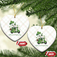 Funny Silly Irish Goose Ceramic Ornament Off To Commit Irish Foolery