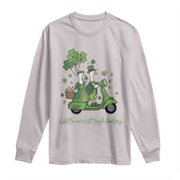 Funny Silly Irish Goose Long Sleeve Shirt Off To Commit Irish Foolery