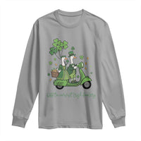 Funny Silly Irish Goose Long Sleeve Shirt Off To Commit Irish Foolery