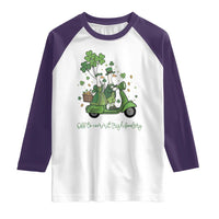 Funny Silly Irish Goose Raglan Shirt Off To Commit Irish Foolery