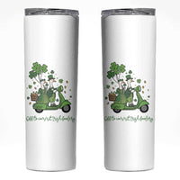 Funny Silly Irish Goose Skinny Tumbler Off To Commit Irish Foolery