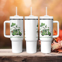 Funny Silly Irish Goose Tumbler With Handle Off To Commit Irish Foolery