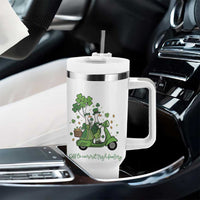 Funny Silly Irish Goose Tumbler With Handle Off To Commit Irish Foolery