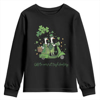 Funny Silly Irish Goose Youth Sweatshirt Off To Commit Irish Foolery