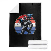 Funny Patriotic Mothman Throw Blanket West Virginia Cryptid Lover Gift