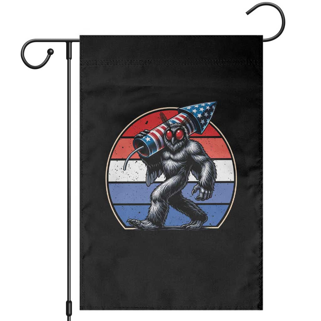 Funny Patriotic Mothman Garden Flag West Virginia Cryptid Lover Gift