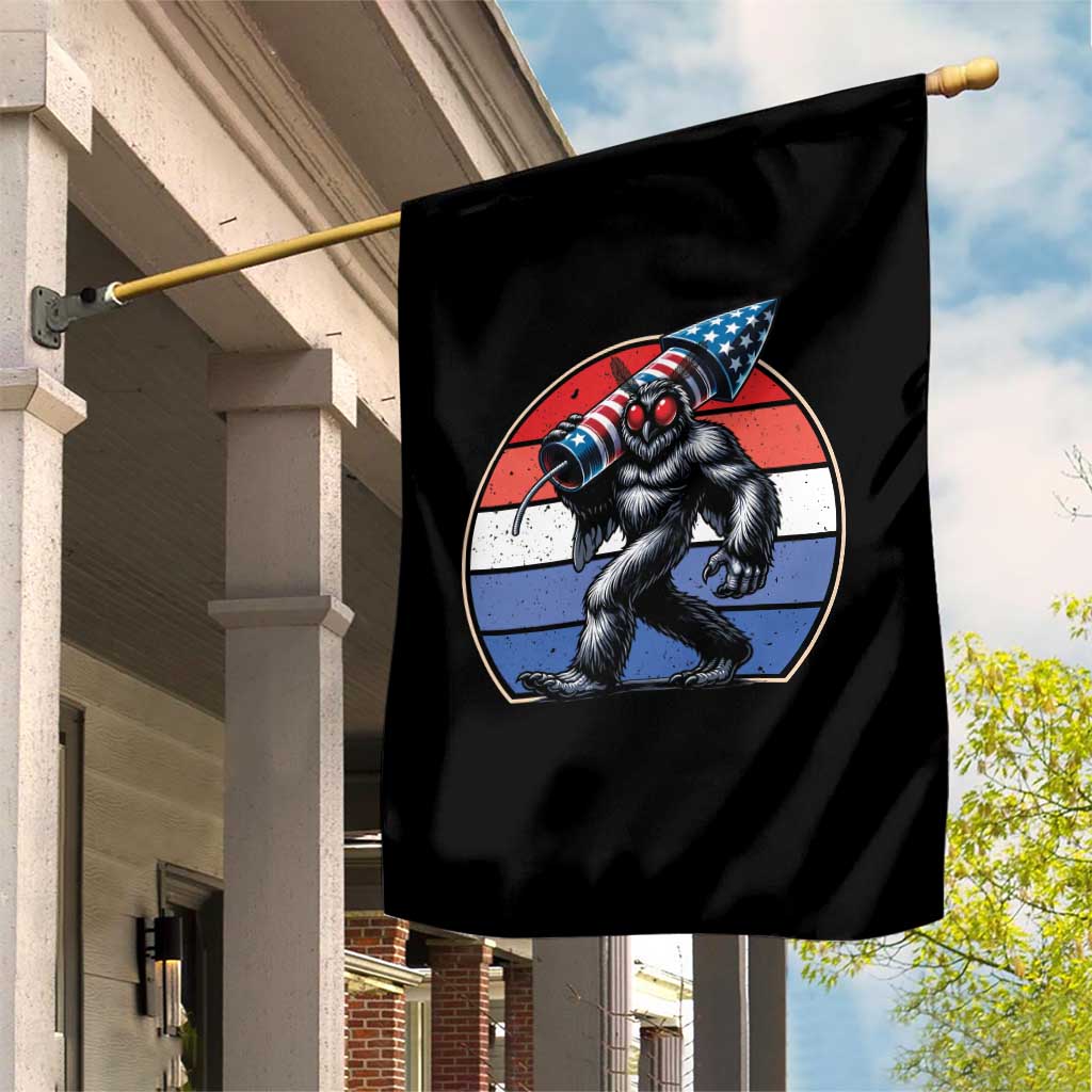 Funny Patriotic Mothman Garden Flag West Virginia Cryptid Lover Gift