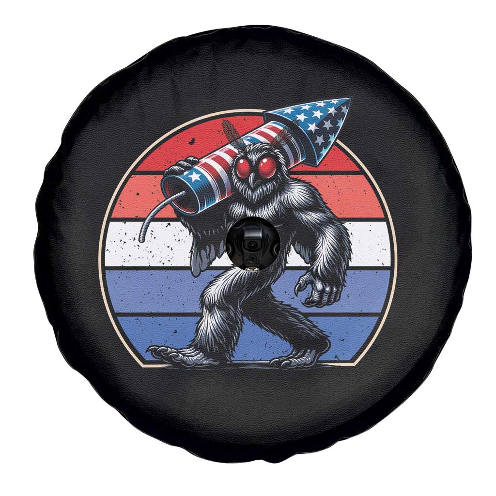 Funny Patriotic Mothman Spare Tire Cover West Virginia Cryptid Lover Gift