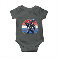 Funny Patriotic Mothman Baby Onesie West Virginia Cryptid Lover Gift