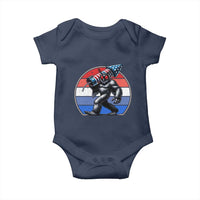 Funny Patriotic Mothman Baby Onesie West Virginia Cryptid Lover Gift