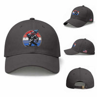 Funny Patriotic Mothman Baseball Cap West Virginia Cryptid Lover Gift