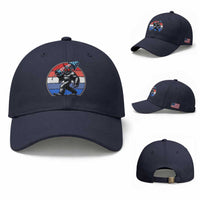 Funny Patriotic Mothman Baseball Cap West Virginia Cryptid Lover Gift
