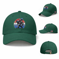 Funny Patriotic Mothman Baseball Cap West Virginia Cryptid Lover Gift