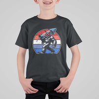 Funny Patriotic Mothman T Shirt For Kid West Virginia Cryptid Lover Gift