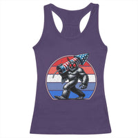 Funny Patriotic Mothman Racerback Tank Top West Virginia Cryptid Lover Gift