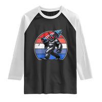 Funny Patriotic Mothman Raglan Shirt West Virginia Cryptid Lover Gift