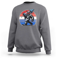 Funny Patriotic Mothman Sweatshirt West Virginia Cryptid Lover Gift