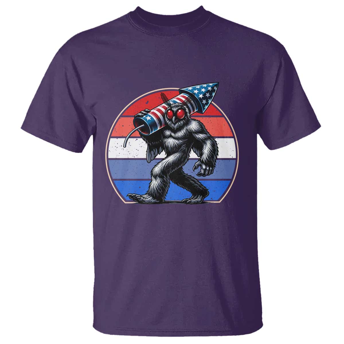 Funny Patriotic Mothman T Shirt West Virginia Cryptid Lover Gift