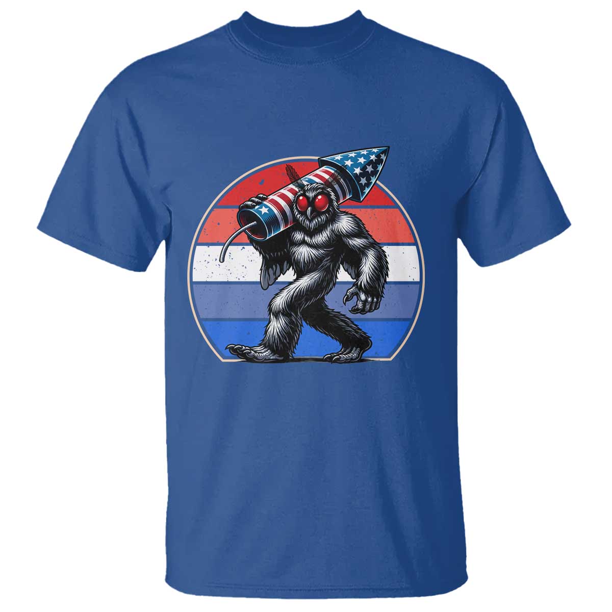 Funny Patriotic Mothman T Shirt West Virginia Cryptid Lover Gift