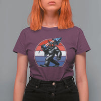 Funny Patriotic Mothman T Shirt For Women West Virginia Cryptid Lover Gift