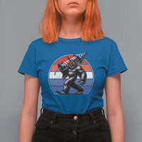 Funny Patriotic Mothman T Shirt For Women West Virginia Cryptid Lover Gift