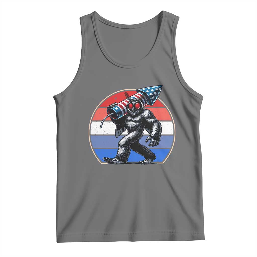 Funny Patriotic Mothman Tank Top West Virginia Cryptid Lover Gift