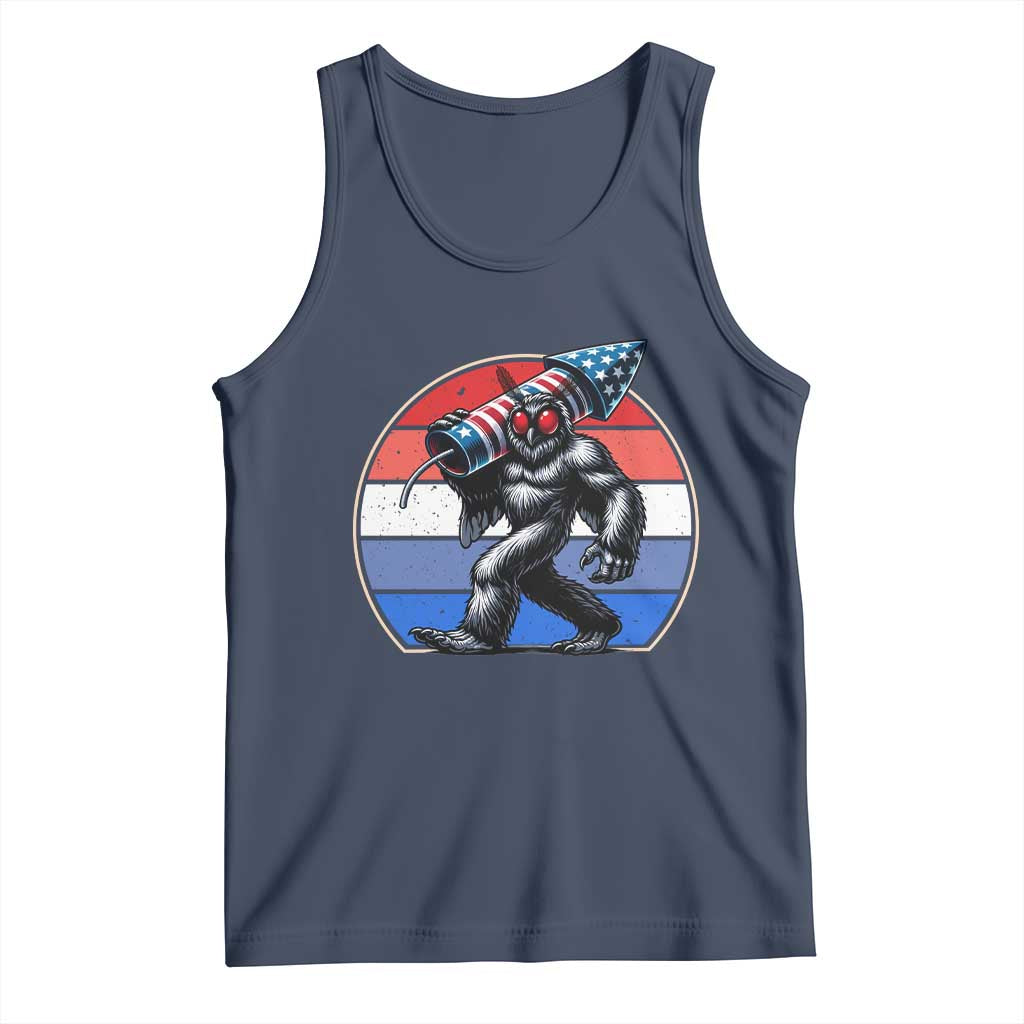 Funny Patriotic Mothman Tank Top West Virginia Cryptid Lover Gift