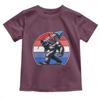 Funny Patriotic Mothman Toddler T Shirt West Virginia Cryptid Lover Gift