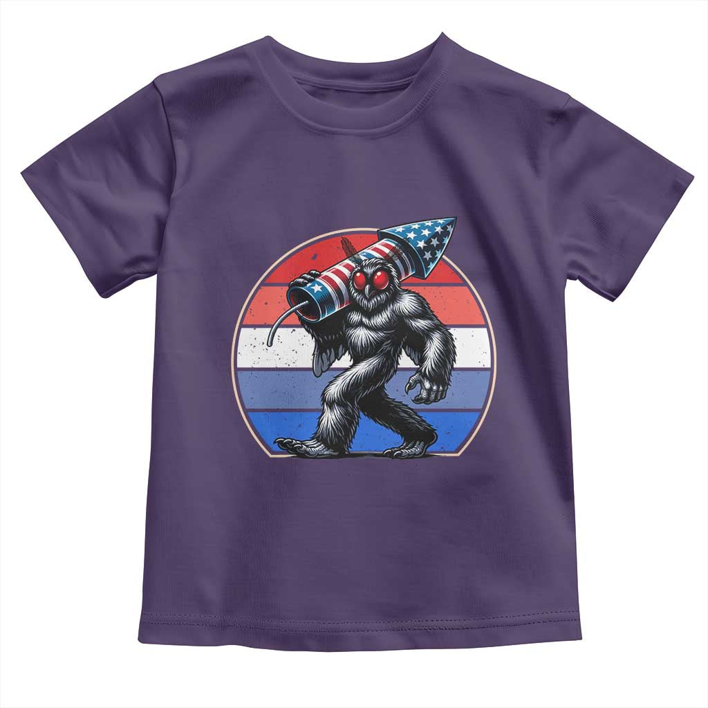Funny Patriotic Mothman Toddler T Shirt West Virginia Cryptid Lover Gift