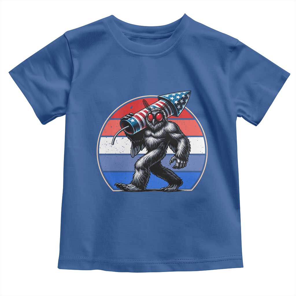 Funny Patriotic Mothman Toddler T Shirt West Virginia Cryptid Lover Gift