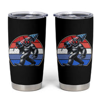 Funny Patriotic Mothman Tumbler Cup West Virginia Cryptid Lover Gift