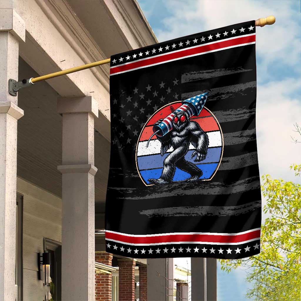 Funny Patriotic Mothman Garden Flag West Virginia Cryptid Lover Gift