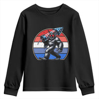 Funny Patriotic Mothman Youth Sweatshirt West Virginia Cryptid Lover Gift