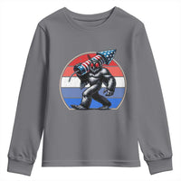 Funny Patriotic Mothman Youth Sweatshirt West Virginia Cryptid Lover Gift
