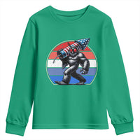 Funny Patriotic Mothman Youth Sweatshirt West Virginia Cryptid Lover Gift
