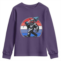 Funny Patriotic Mothman Youth Sweatshirt West Virginia Cryptid Lover Gift