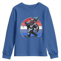 Funny Patriotic Mothman Youth Sweatshirt West Virginia Cryptid Lover Gift