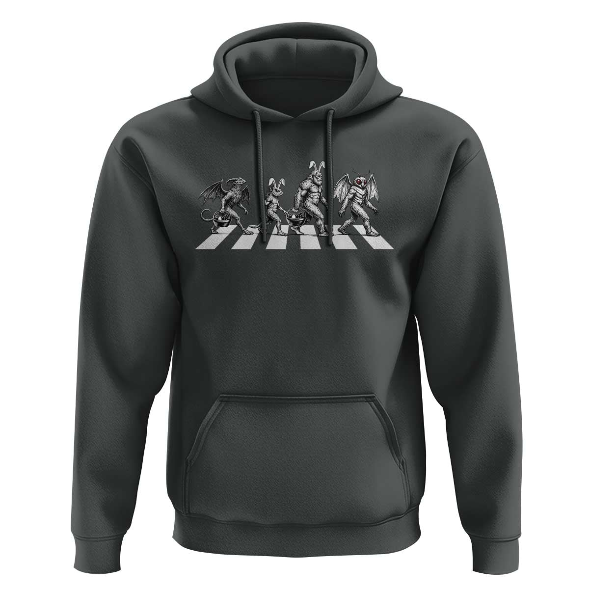 Funny Easter Cryptid Walk Hoodie Bigfoot Mothman Jersey Devil Chupacabra