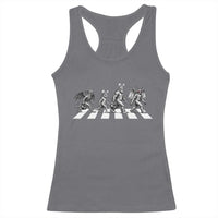 Funny Easter Cryptid Walk Racerback Tank Top Bigfoot Mothman Jersey Devil Chupacabra